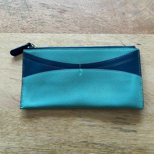 Simple blue wallet